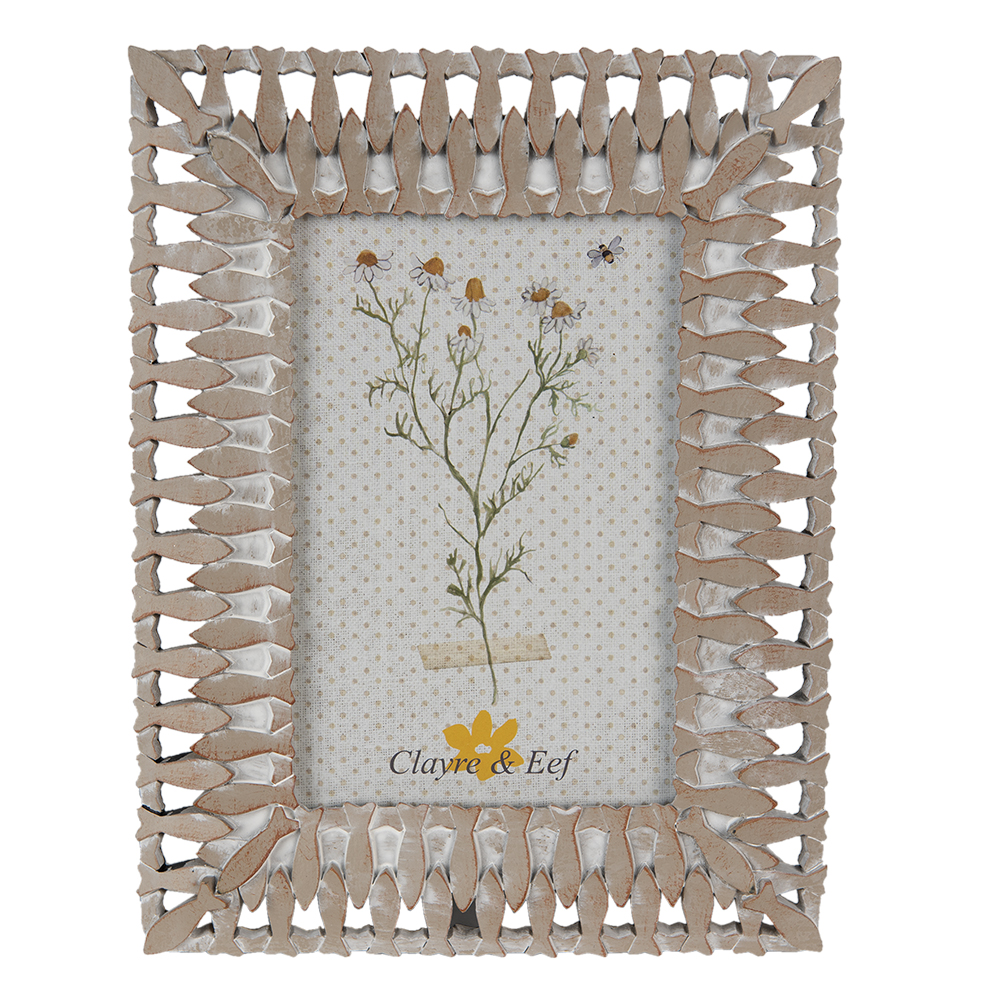 [2F0962] Bilderrahmen Beige 17x2x22 cm / 10x15 cm
