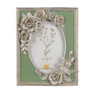 Cornice Foto Color argento Verde 16x2x21 cm / 10x15 cm