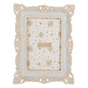 Cornice Foto Blu Bianco 16x3x21 cm / 10x15 cm