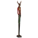 Decoratie hert 12x12x92 cm