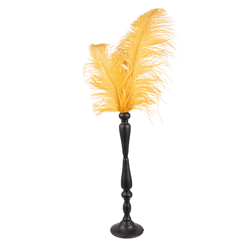 [50692] Decoration Yellow, Black 40x17x62 cm