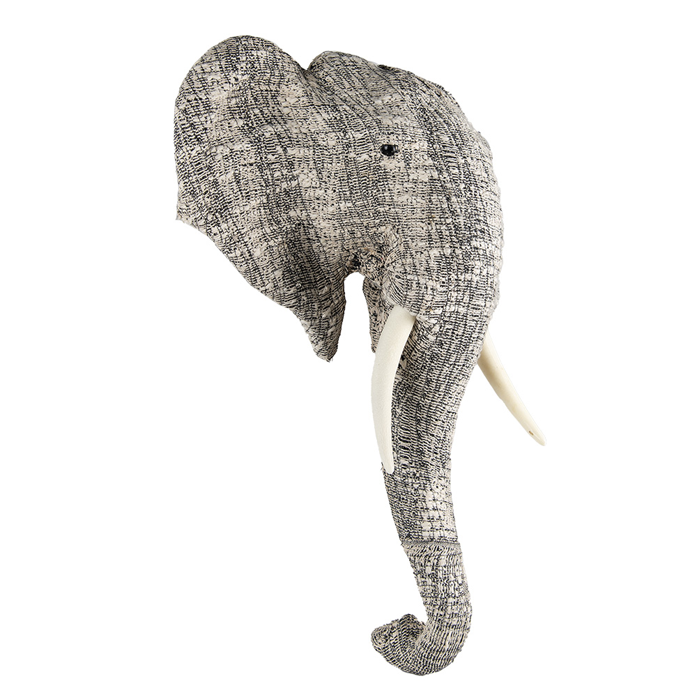 [50752] Wanddecoratie olifant 60x24x75 cm