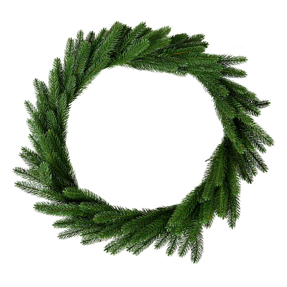 [50819] Décoration de Noël Couronne Vert Ø 65x10 cm