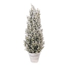 Artificial Christmas tree Green White Ø 27x70 cm