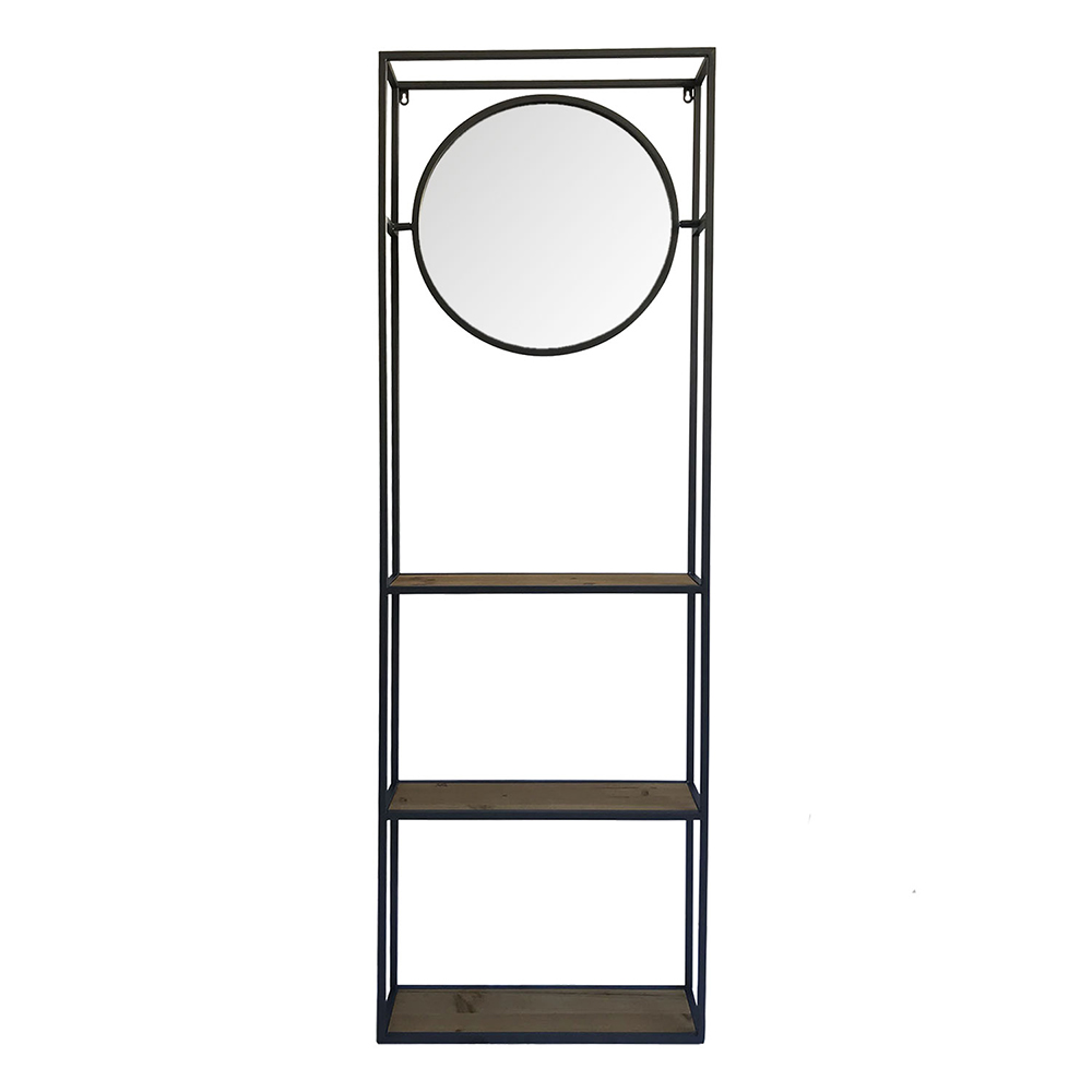 [52S186] Spiegel met schap 53x15x165 cm