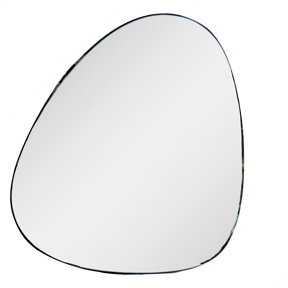 [52S258] Wall Mirror Black 50x2x60 cm