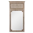 Miroir mural Beige Couleur or 80x5x158 cm