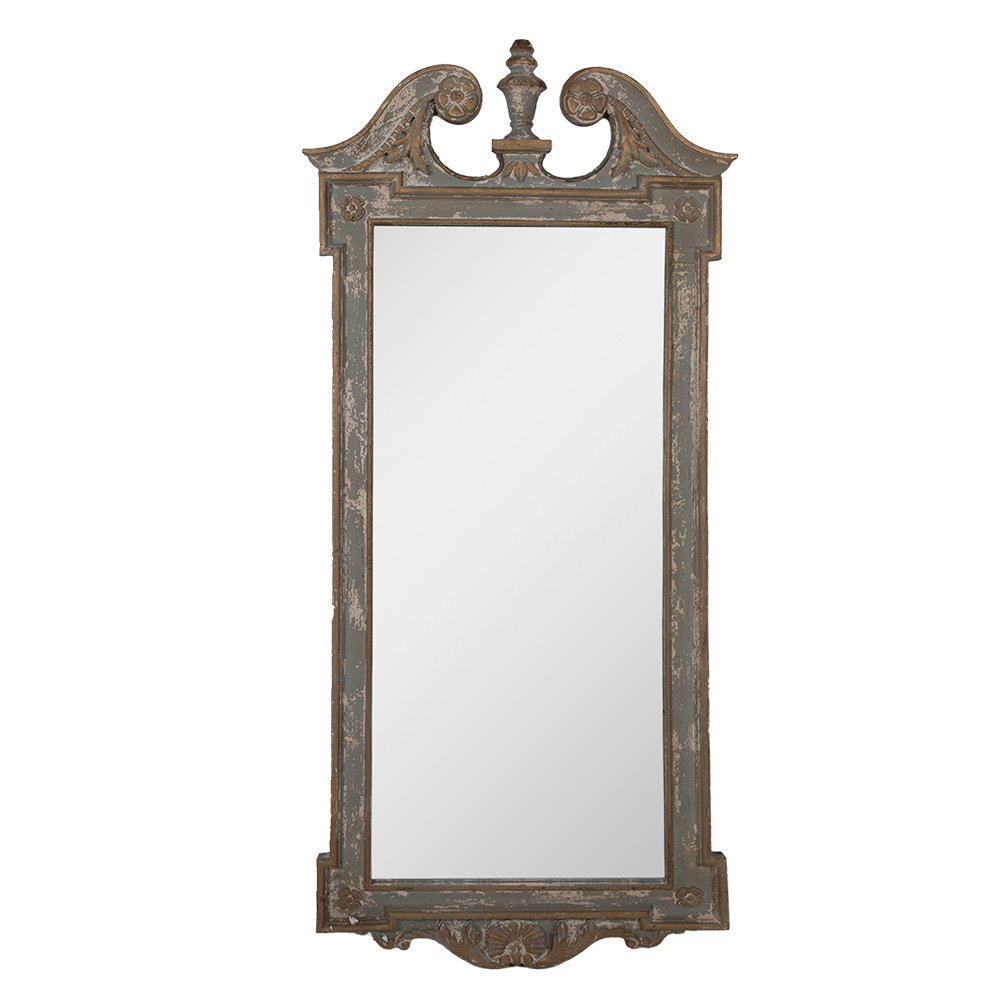 [52S324] Specchio da Parete Verde 65x3x145 cm