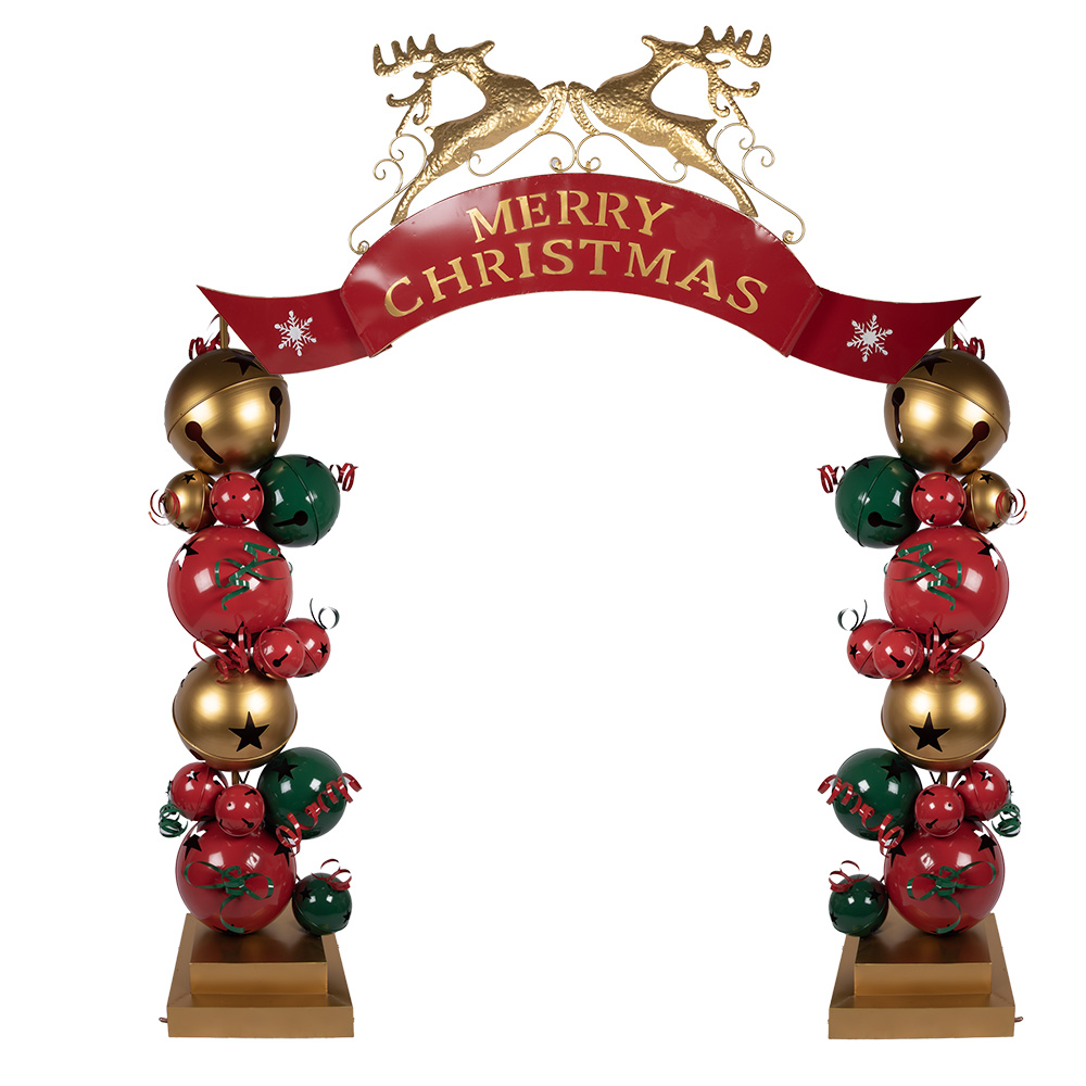 [5CCY0609] Arche Rouge avec LED 263x55x309 cm