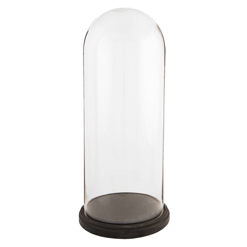 [5GL0009] Glasglocke Transparent Ø 26x60 cm