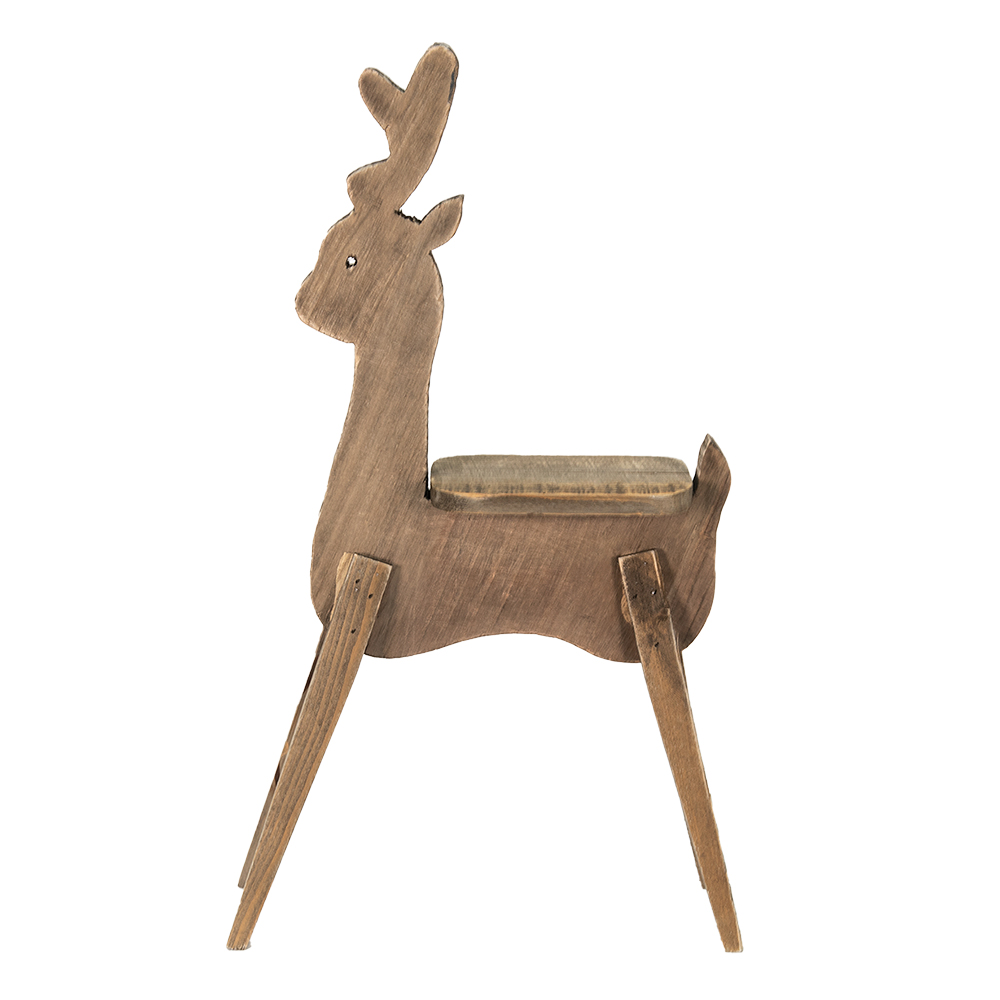 Decoratie beeld rendier 42x15x69 cm