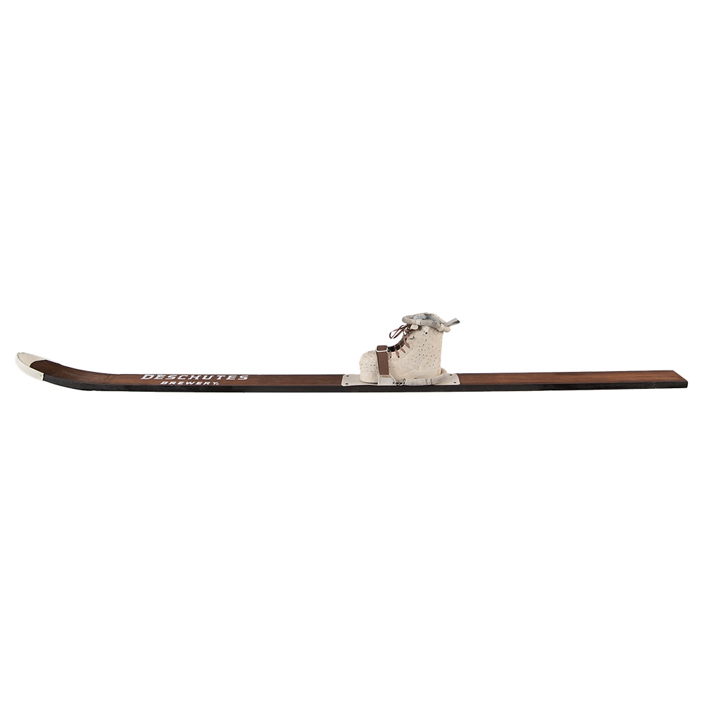 [5H0723] Decoratie ski met schoen 7x15x140 cm