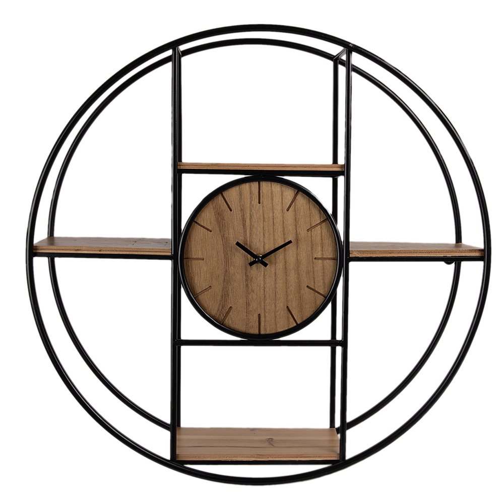 [5KL0225] Wandklok / Wandrek Ø 60x14 cm / 1xAA
