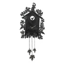Wanduhr Grau 36x8x86 cm / 1xAA