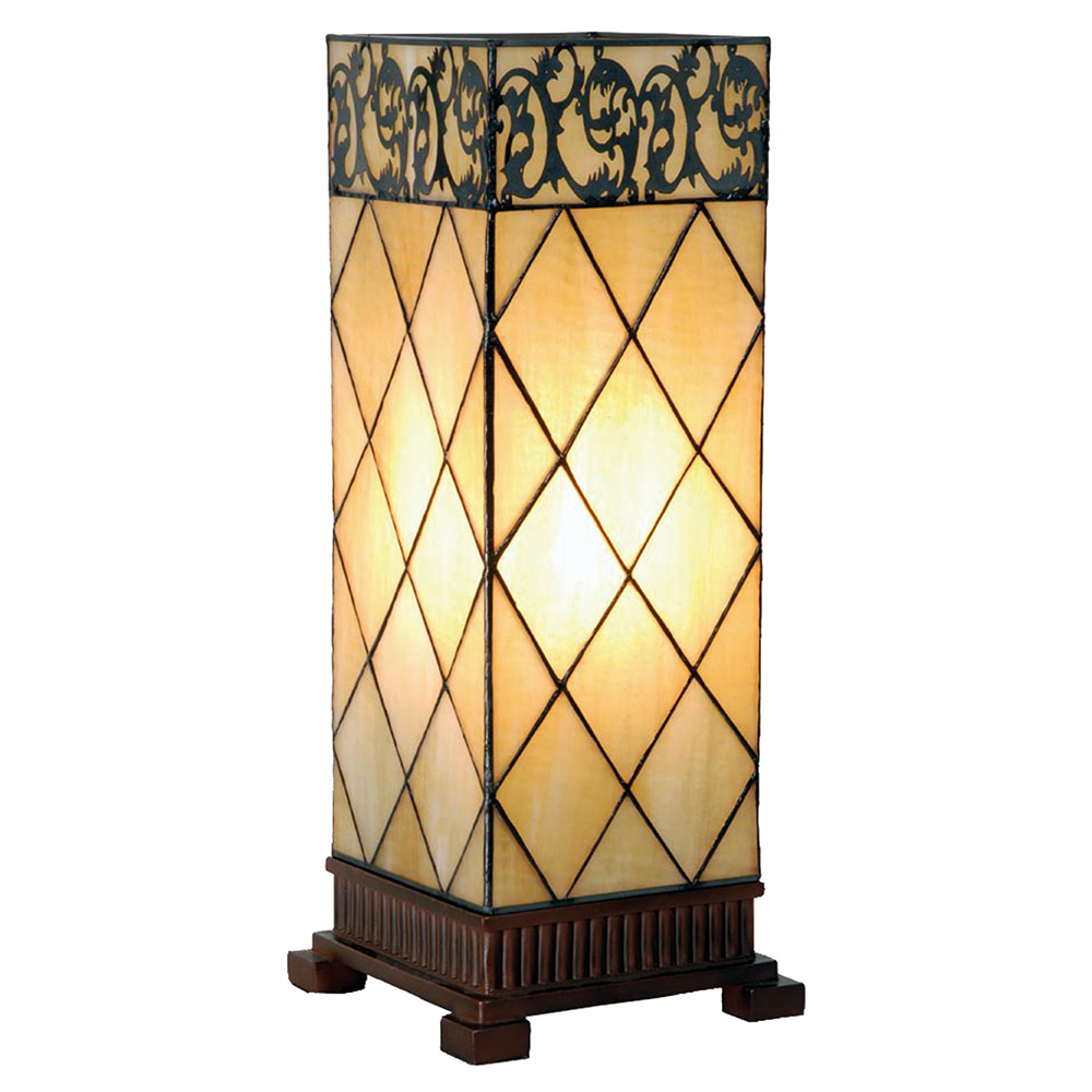 [5LL-1139] Tafellamp Tiffany 18x18x45 cm E27/max 1x40W