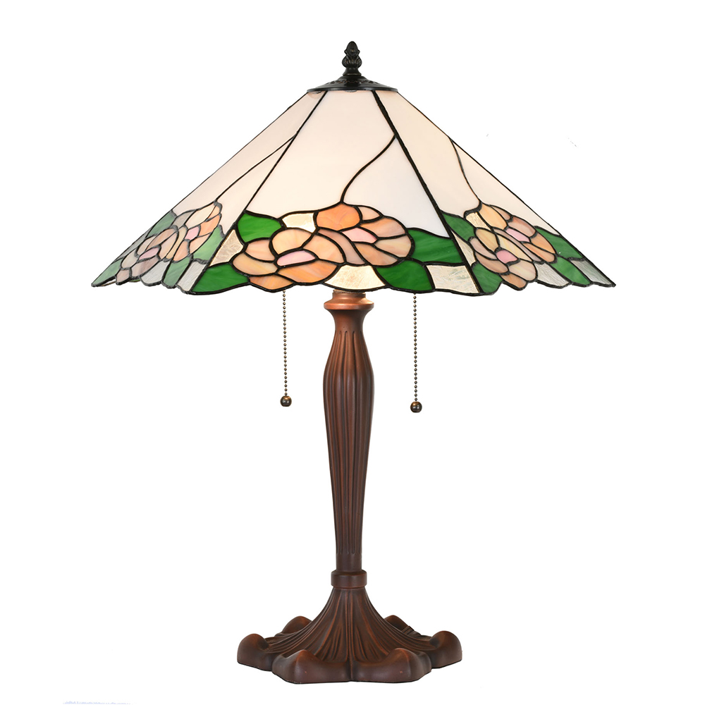 [5LL-1213] Tafellamp Tiffany 44x61x64 cm E27/max 2x60W