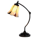 Wall Lamp Tiffany Beige, Brown Ø 15x46 cm E14/max 1x25W