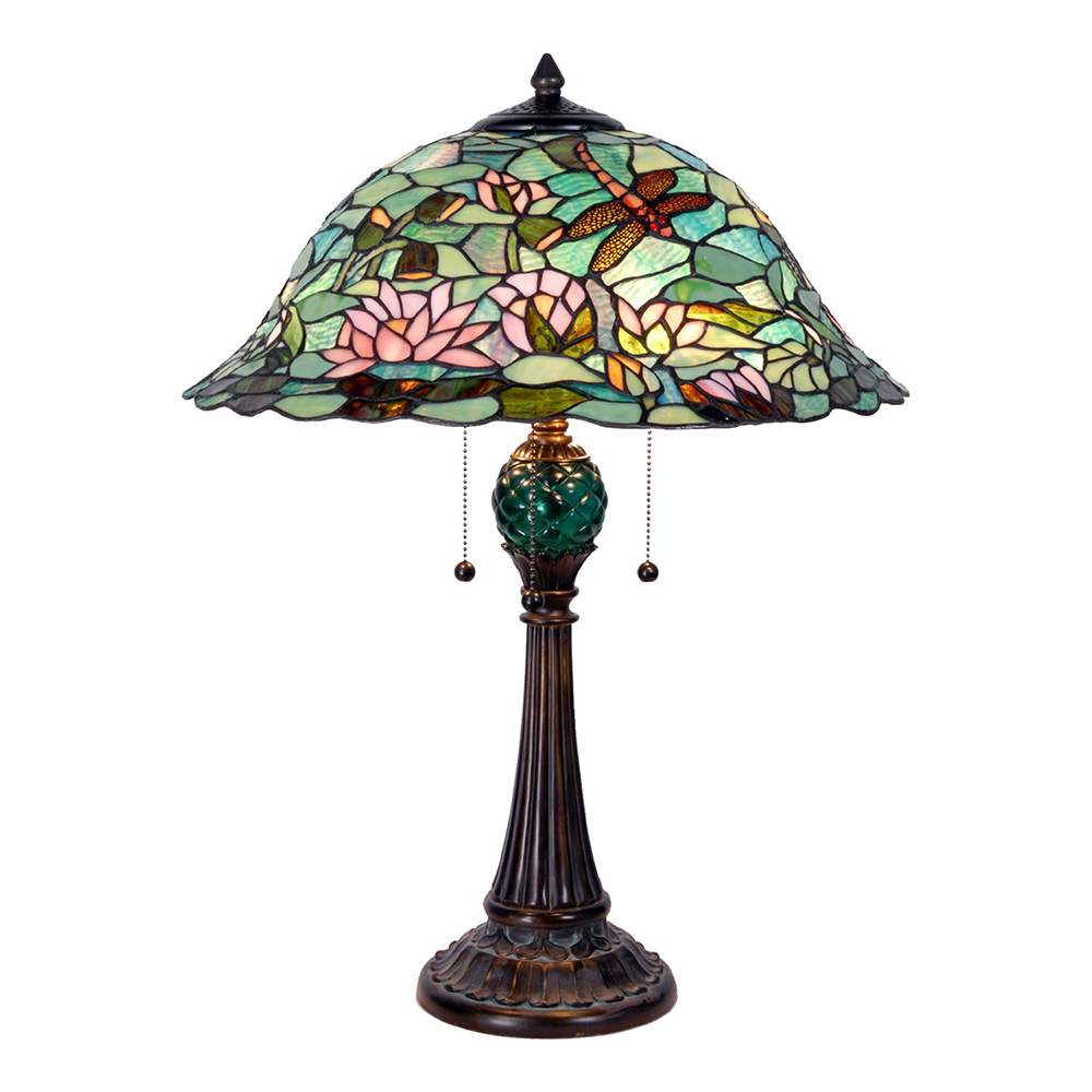 Tafellamp Tiffany Ø 47x60 cm E27/max 3x60W