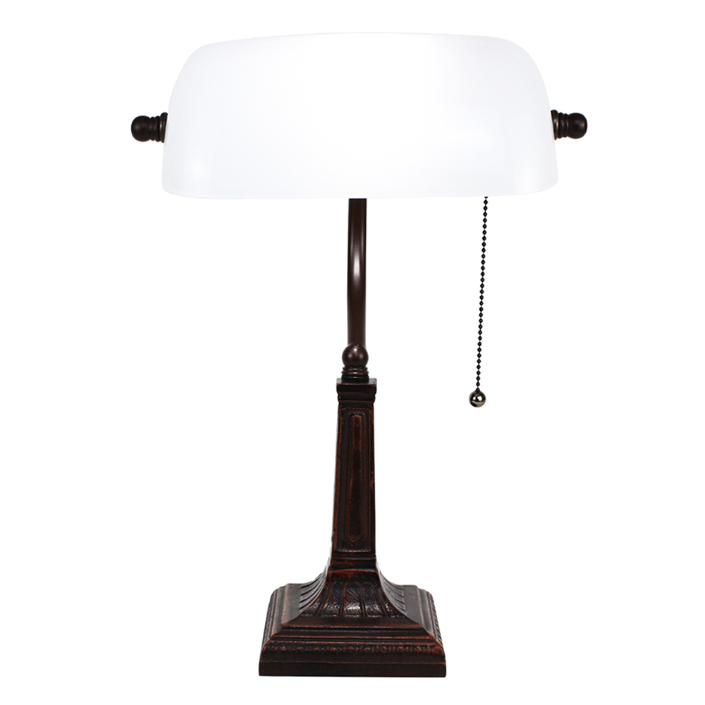 Tischlampe Weiß 26x16x40 cm E27/max 1x40W