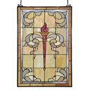 Tiffany Fensterbild Grün 50x1x78 cm
