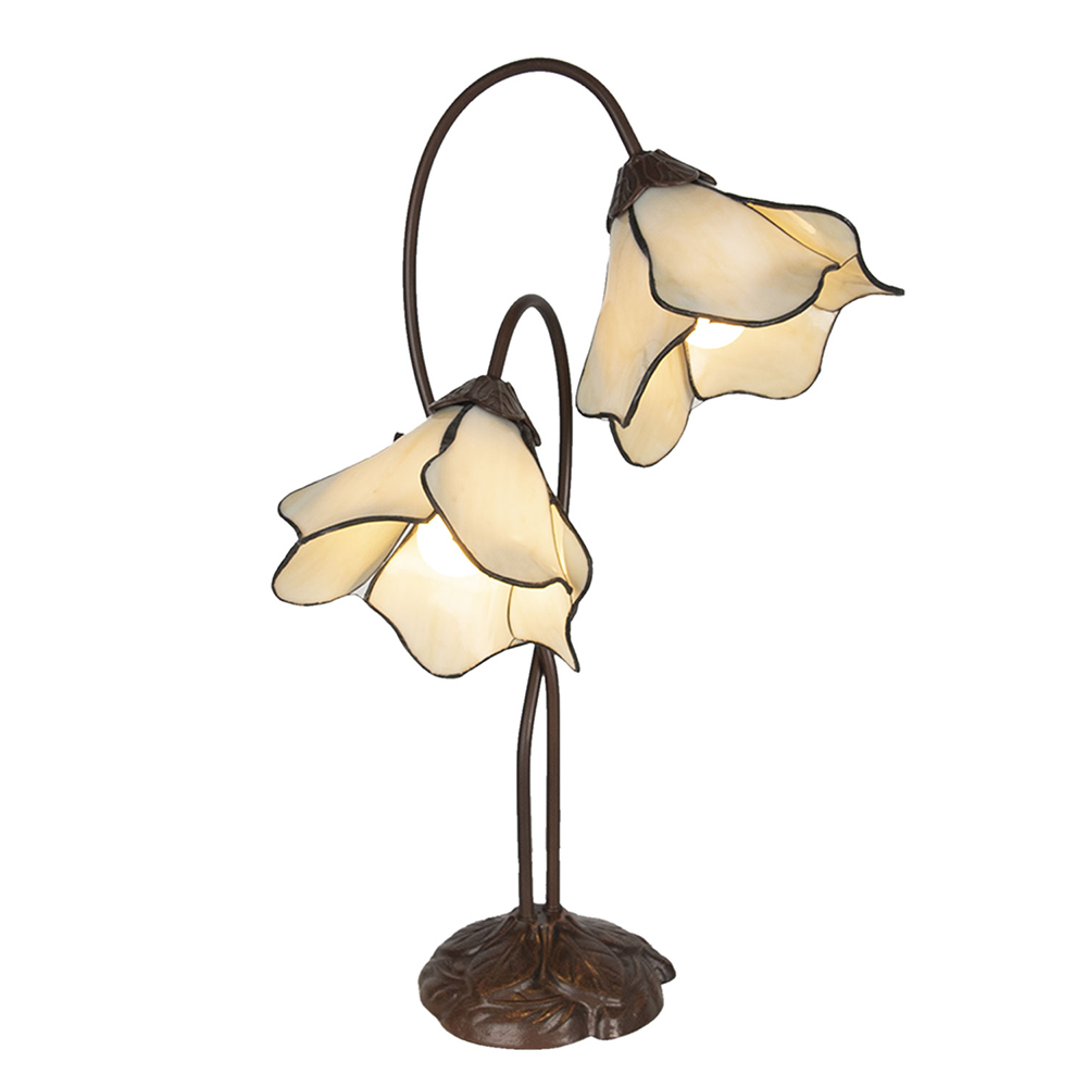 Tafellamp Tiffany 41x23x57 cm E27/max 2x40W