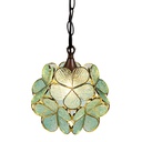 Lampada a Sospensione Tiffany Verde 21x21x17/90 cm E14/max 1x40W