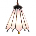 Lampada a Sospensione Tiffany Rosa 18x15x115 cm E14/max 1x25W