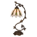 Table lamp Tiffany White Ø 18x53 cm E14/max 1x25W
