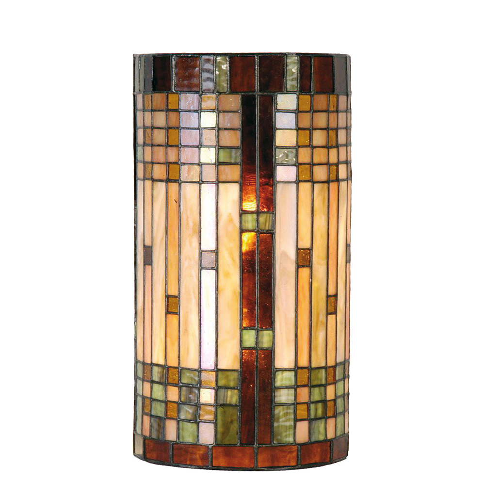 [5LL-9112] Wandlamp Tiffany 20x11x36 cm E14/max 2x40W