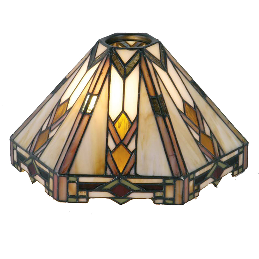[5LL-9113] Lampenkap Tiffany 26x22x15 cm / KH 6 cm