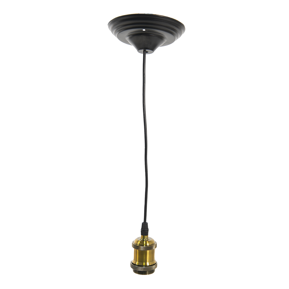[5LL-95GO] Snoerpendel Ø 14x150 cm E27/max 1x60W