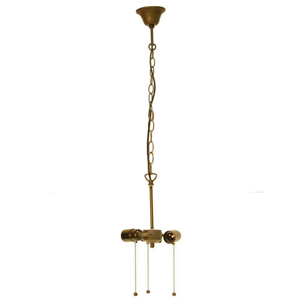[5LL-98.3] Ketting trekfitting Tiffanykap Ø 19x160 cm E27/max 3x60W