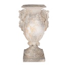 Vaso Porta Pianta Beige 34x26x60 cm