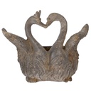 Pot de fleurs d'intérieur Gris Marron 49x27x37 cm