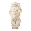 Décoration Lion Beige Marron 50x30x62 cm