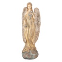 Decoration Angel Beige Brown 28x22x71 cm