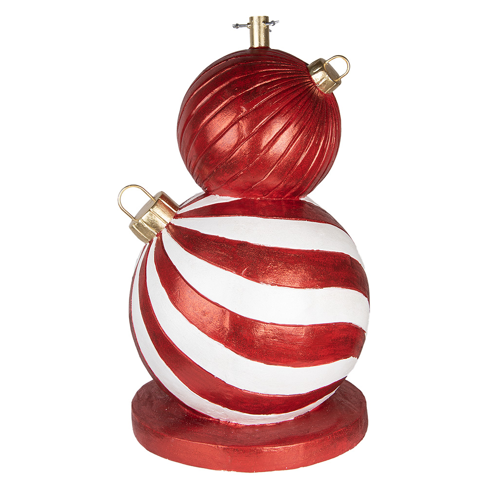 [5MG0096] Christmas tree stand Red White Ø 55x84 cm