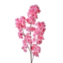 Deko Ast mit Blumen Rosa 20x10x106 cm