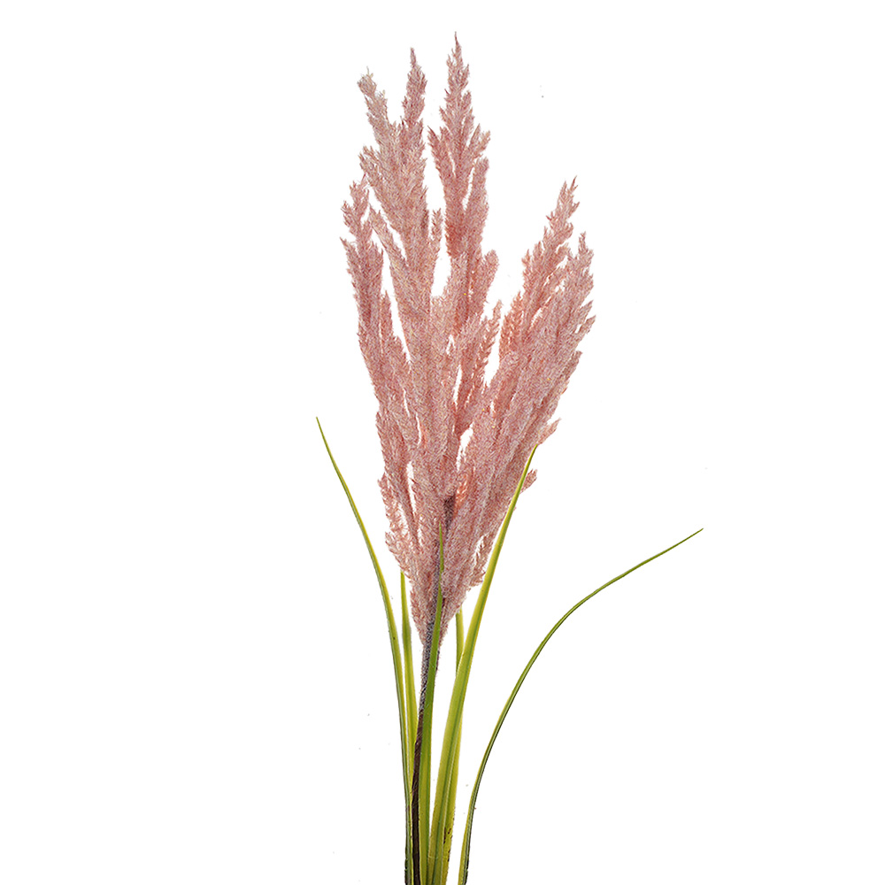 [5PL0096] Branche de décoration avec fleurs Rose 12x8x100 cm