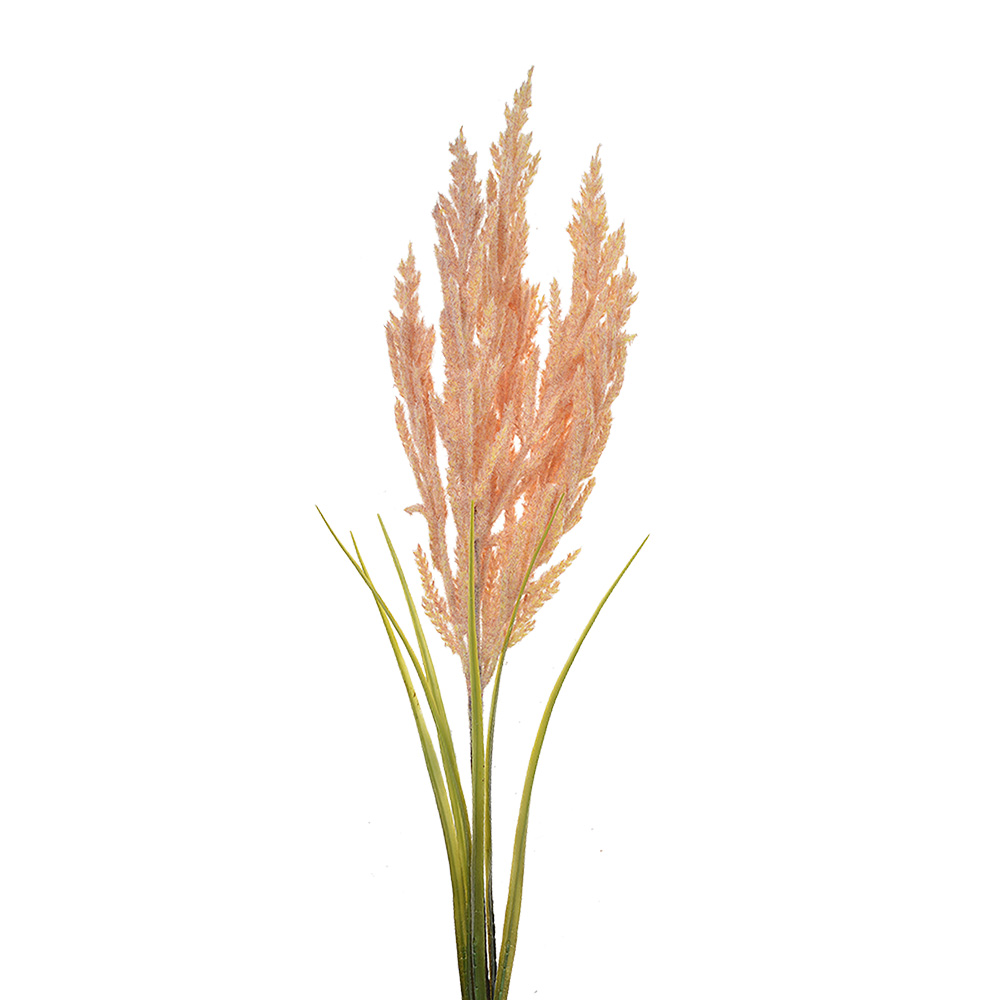 [5PL0097] Decorative Artificial Branch with flowers White 12x8x100 cm
