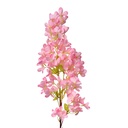 Deko Ast mit Blumen Rosa Grün 15x8x100 cm