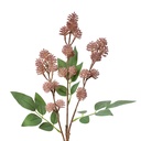 Decorative Artificial Branch with flowers Pink Green 16x7x68 cm