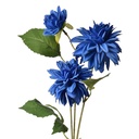 Kunstblumen Blau Grün 17x10x70 cm