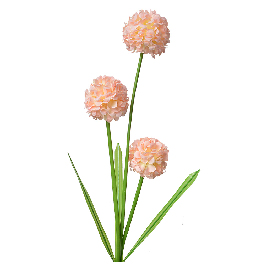 [5PL0132LP] Rami Artificiali Decorativi con fiori Rosa Verde 12x8x84 cm