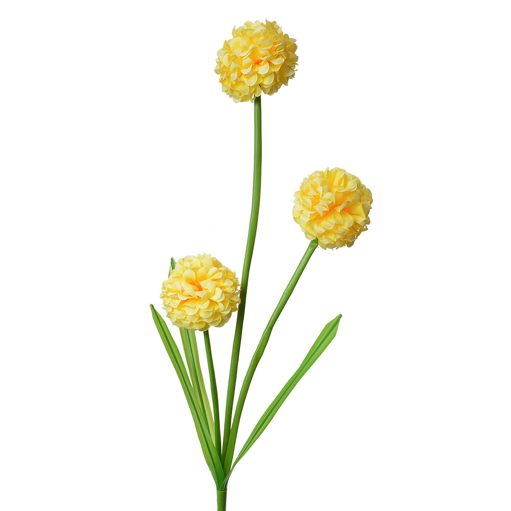 [5PL0132Y] Decoratie tak met bloemen 12x8x84 cm