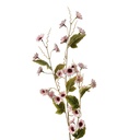 Decoratie tak met bloemen 25x6x107 cm