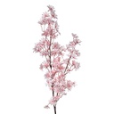 Deko Ast mit Blumen Rosa Braun 25x7x113 cm