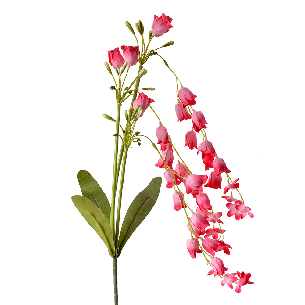 [5PL0161P] Decoratie tak met bloemen 15x6x80 cm