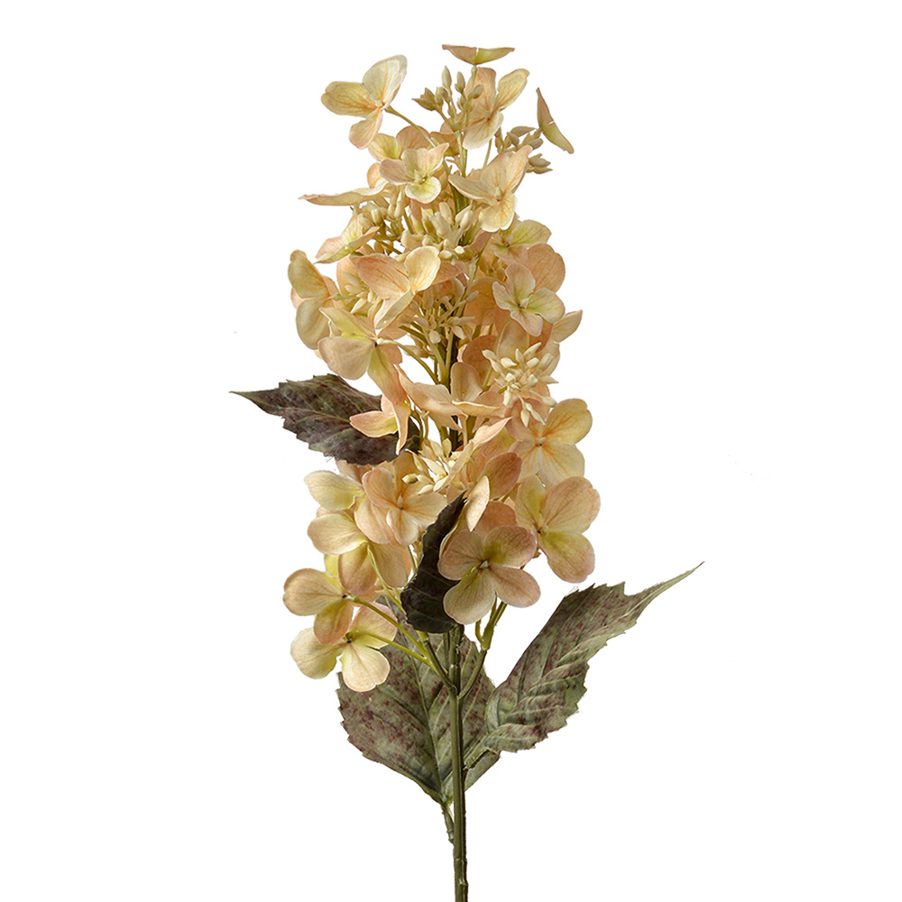 [5PL0162Y] Rami Artificiali Decorativi con fiori Giallo Verde 10x8x71 cm