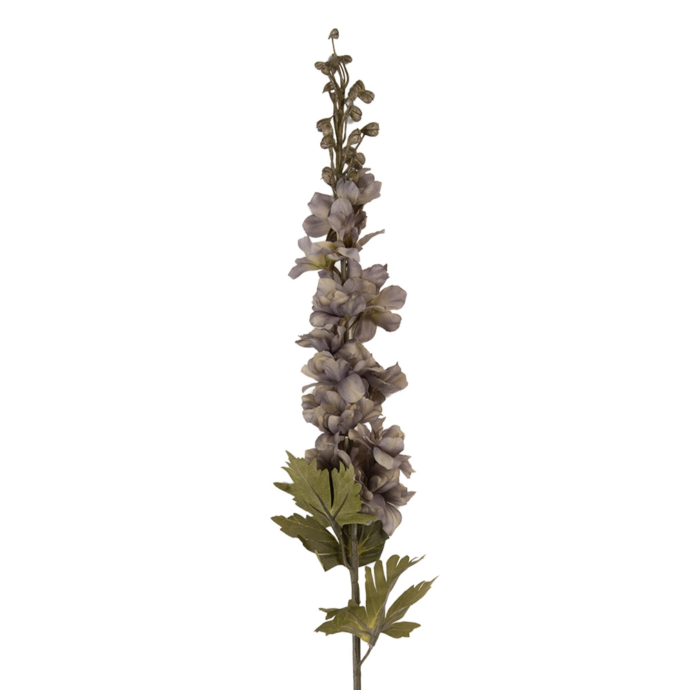 [5PL0163BL] Decoratie tak met bloemen 6x6x77 cm